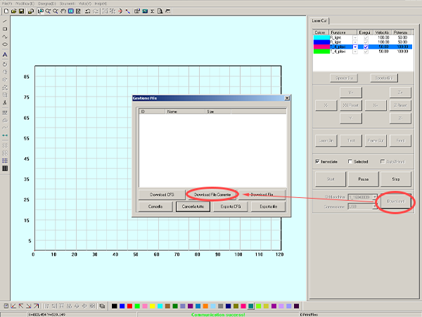 screen, evidenziare percorso