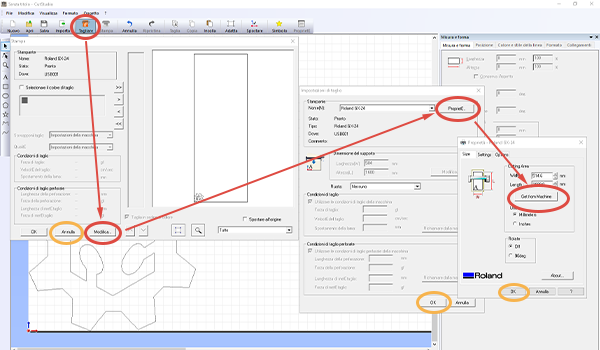 screen 08-modificare inserendo flusso comandi completo