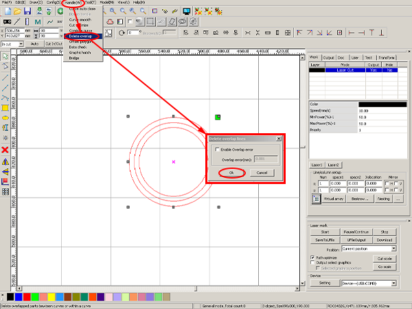 screen doppie linee